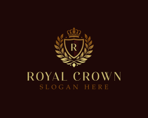 Royal Crest Crown logo design