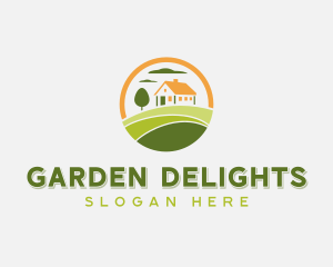 Garden Field Landscaping logo design