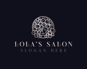 Afro Hair Salon logo design