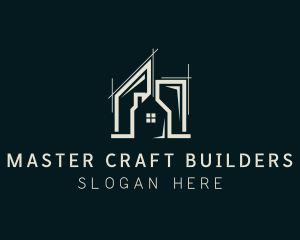 House Architecture Property Builder logo design