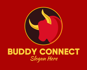 Chinese Zodiac Ox  logo design