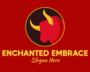 Chinese Zodiac Ox  logo design