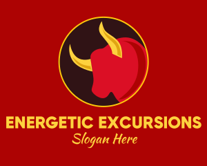 Chinese Zodiac Ox  logo design