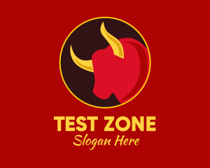 Chinese Zodiac Ox  logo design