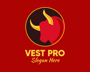 Chinese Zodiac Ox  logo design