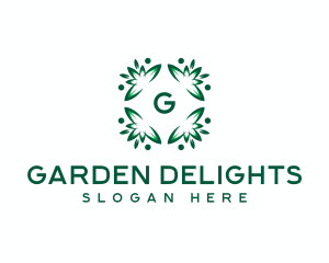 Herbal Organic Garden logo design