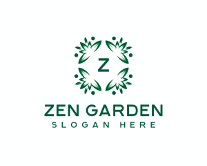 Herbal Organic Garden logo design