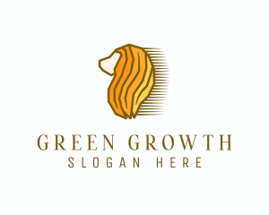 Fast Lion Head logo