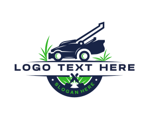 Lawn Mower Landscaping logo