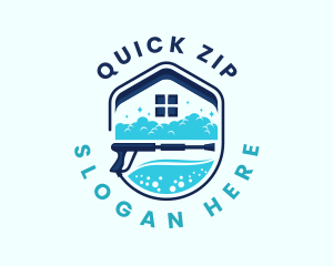 Home Cleaning Power Wash Logo