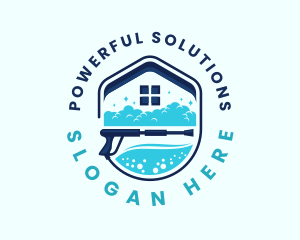 Home Cleaning Power Wash logo design