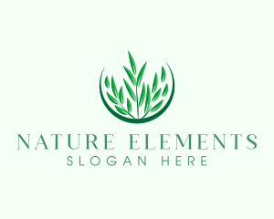 Grass Eco Nature logo design