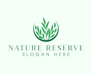 Grass Eco Nature logo design