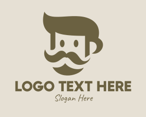 Old Mustache Man  logo