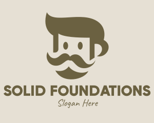 Old Mustache Man  logo
