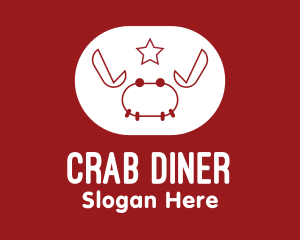 Red Star Crab  logo