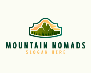 Mountain Trek Hiking logo design