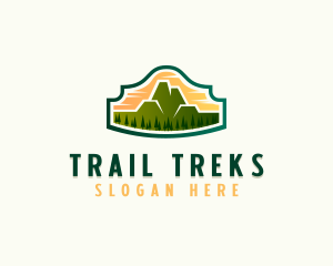 Mountain Trek Hiking logo design