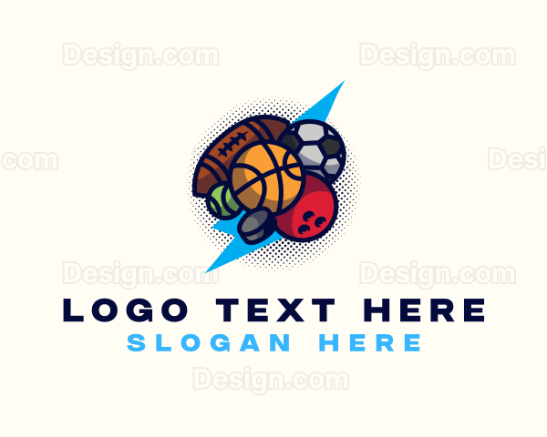 Sports Ball Game Logo