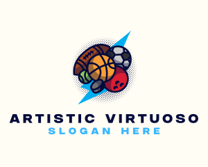 Sports Ball Game logo design