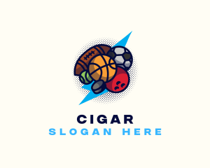 Sports Ball Game logo design