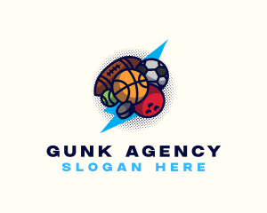 Sports Ball Game logo design