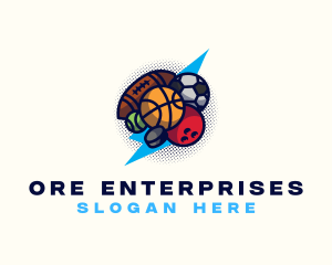 Sports Ball Game logo design