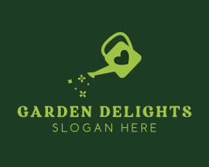 Garden Watering Can logo design