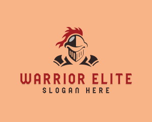 Knight Warrior Soldier logo design