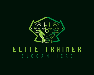 Muscle Trainer Gym logo design