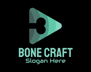 Dog Bone Music App logo design