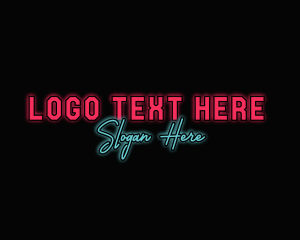 Neon Sign Business logo