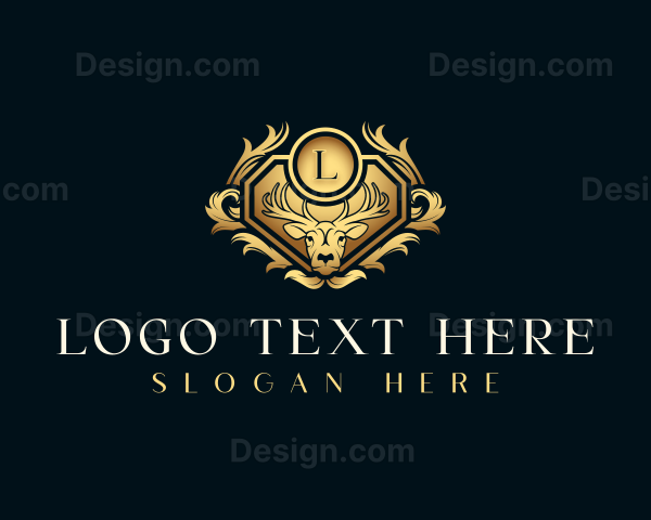 Premium Deer Antler Logo