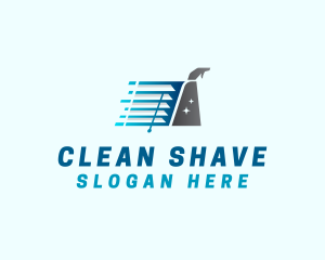 Cleaning Window Blinds Spray logo design