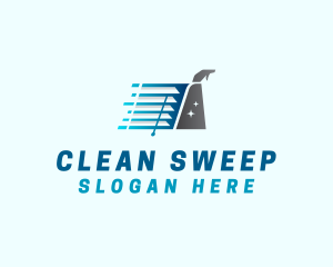 Cleaning Window Blinds Spray logo design