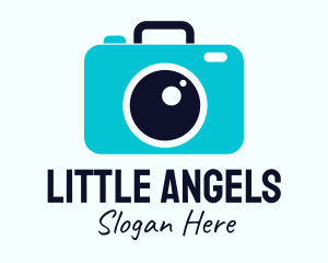 Blue Camera Luggage  Logo