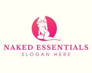 Woman Body Sexy logo design