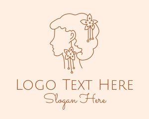 Flower Accessory Woman  Logo