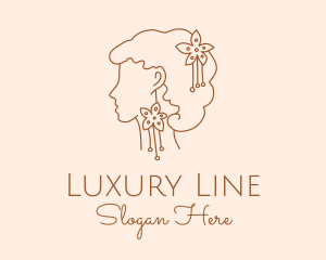 Flower Accessory Woman  logo design