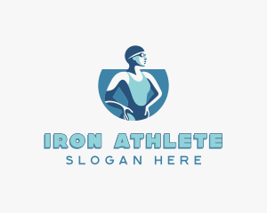 Swimming Athletics Team logo design