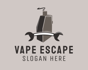 Vape Mechanic Cigarette  logo design