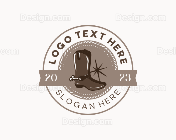 Western Cowboy Boots Logo