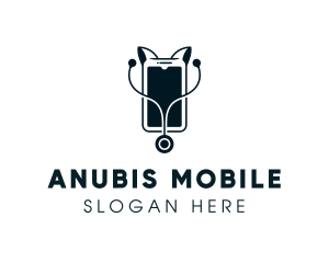 Pet Veterinary Smartphone logo design