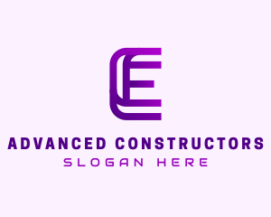 Modern Firm Letter E  logo design