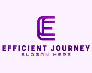 Modern Technology Letter E  logo design