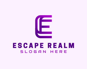 Modern Firm Letter E  logo