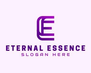 Modern Technology Letter E  logo design