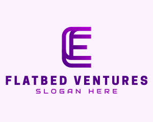 Modern Firm Letter E  logo design