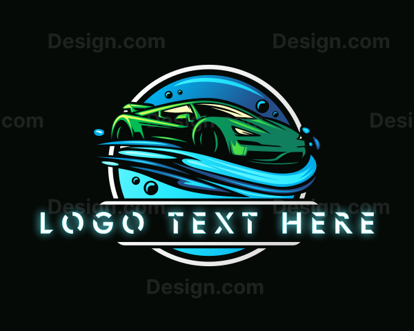 Luxury Car Cleaning Logo