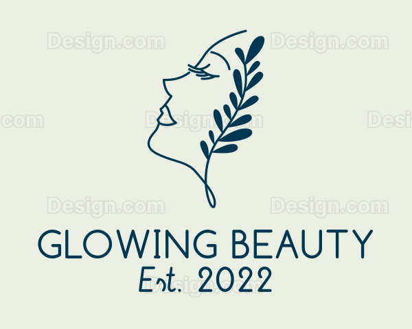 Natural Beauty Dermatologist Logo